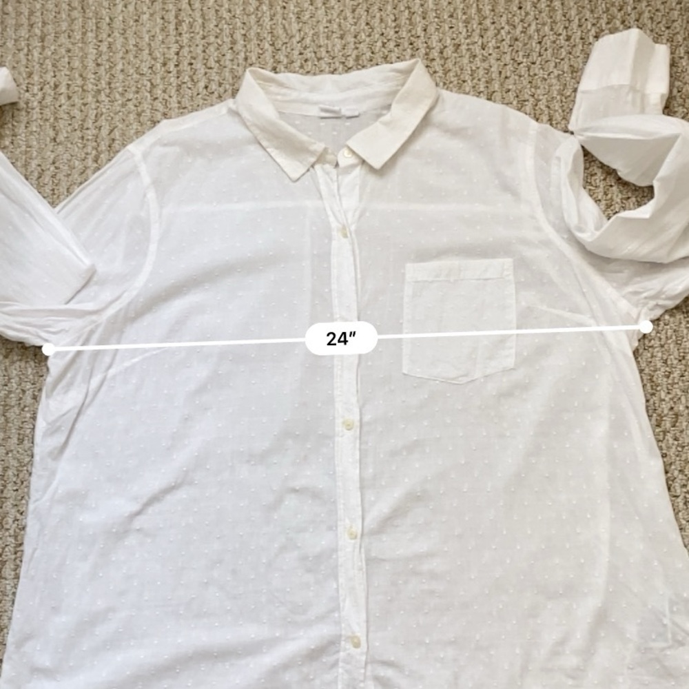 GAP | 100% Cotton Long Sleeve Button down Shirt XXL - Picture 13 of 14